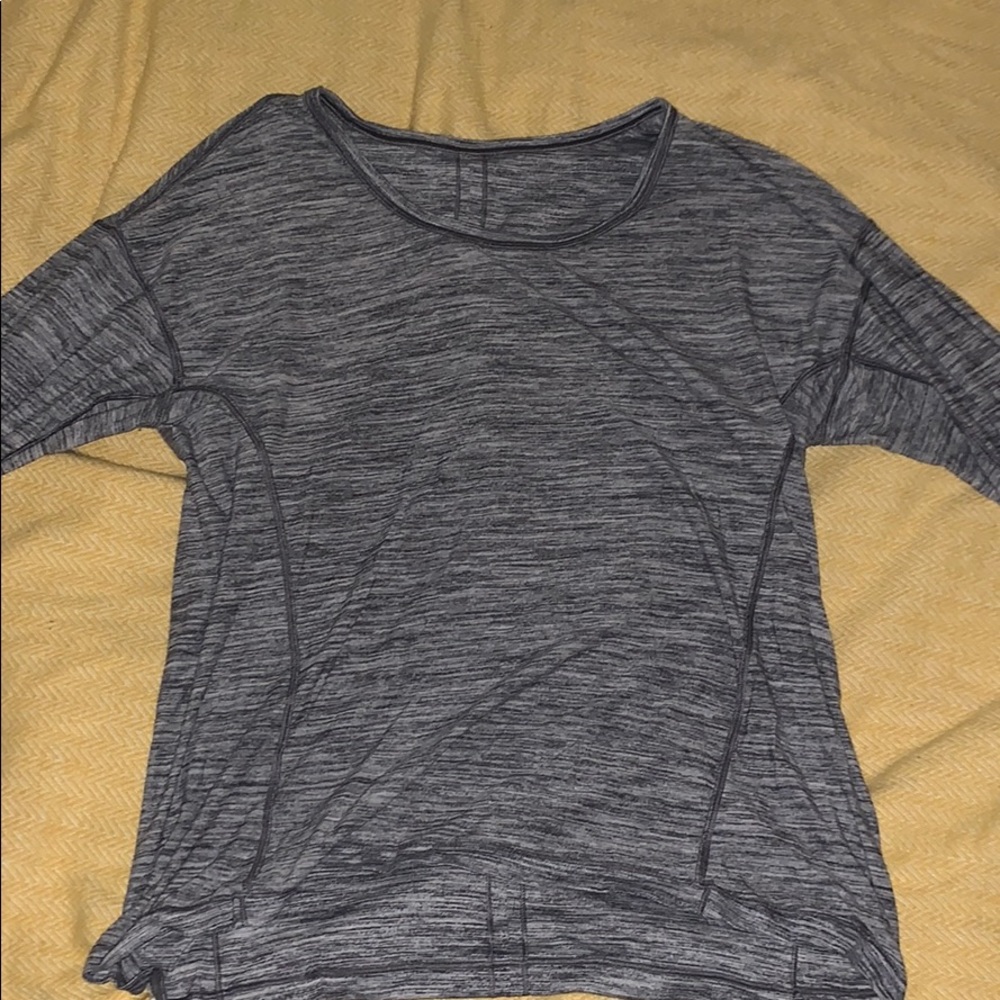lulu lemon grey longsleeve